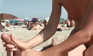 Girlfriends Sucking Cock - Perverted girlfriend sucking a cock at the beach - public, nudism porn at  ThisVid tube