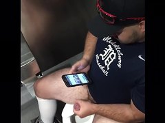 Men's Room Spy Jerking Off