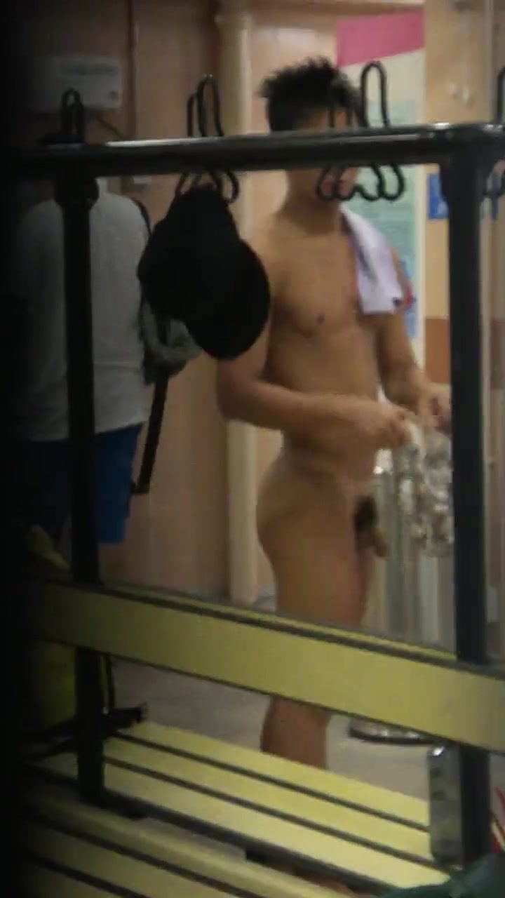 Asian Locker Voyeur - Naked Swimmer in Locker Room - ThisVid.com