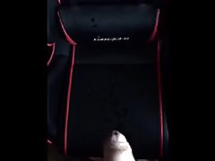 Spray cum and piss over my gaming chair