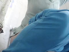 Ukrainian nurse peeing