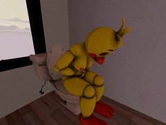 Chica has diarrhea