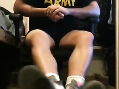 showing feet