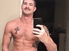 handsome & sexy man shows off