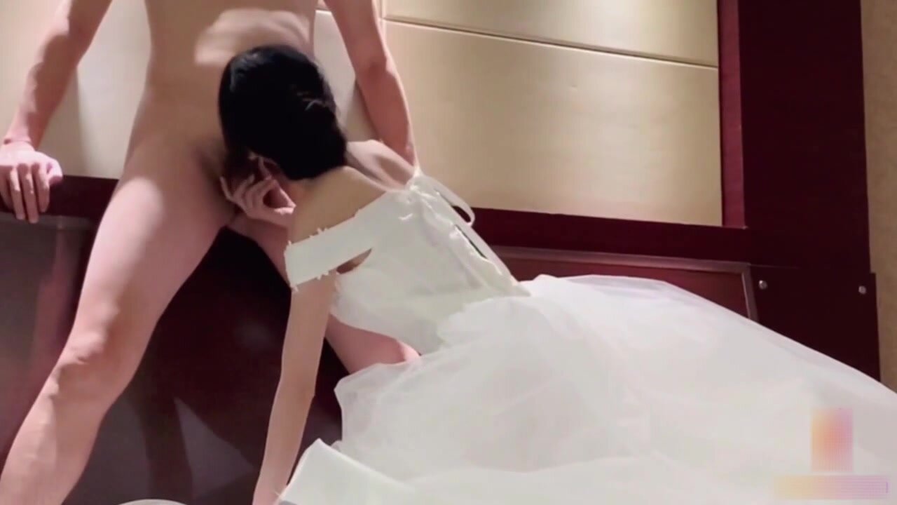 Japanese Bride China - Husband fucks chinese bride in her wedding dress - ThisVid.com