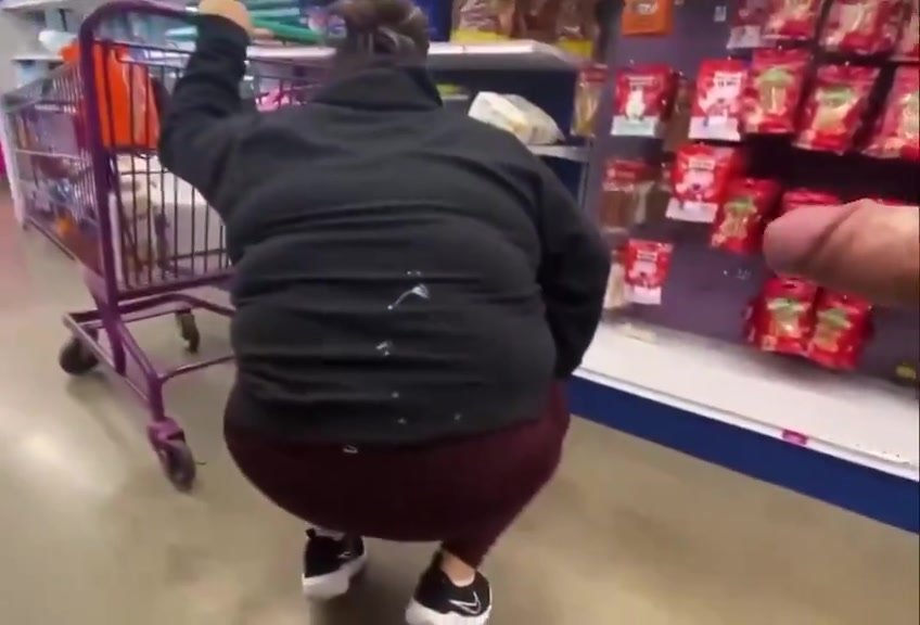Horny bwc store perv shoots cum on kneeling customer - ThisVid.com