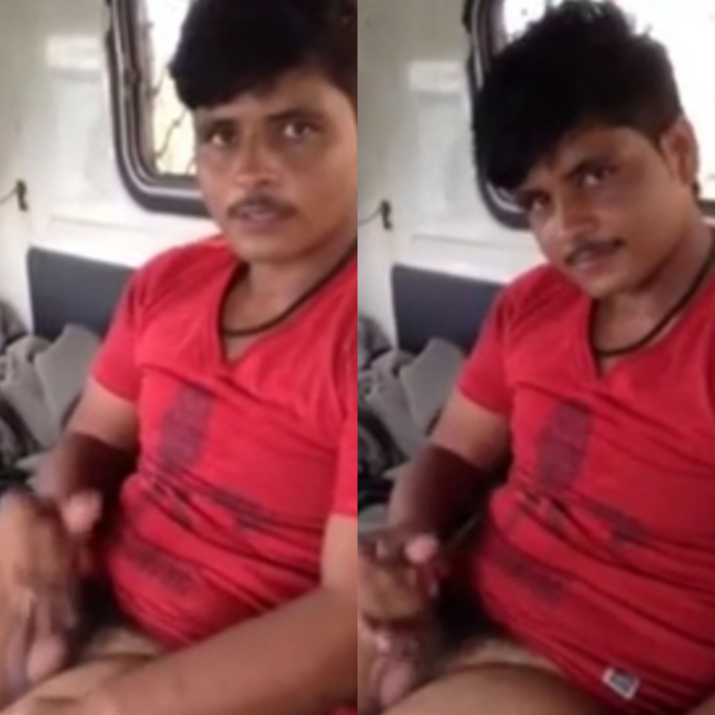 Indian truck driver jerking and talking. - ThisVid.com