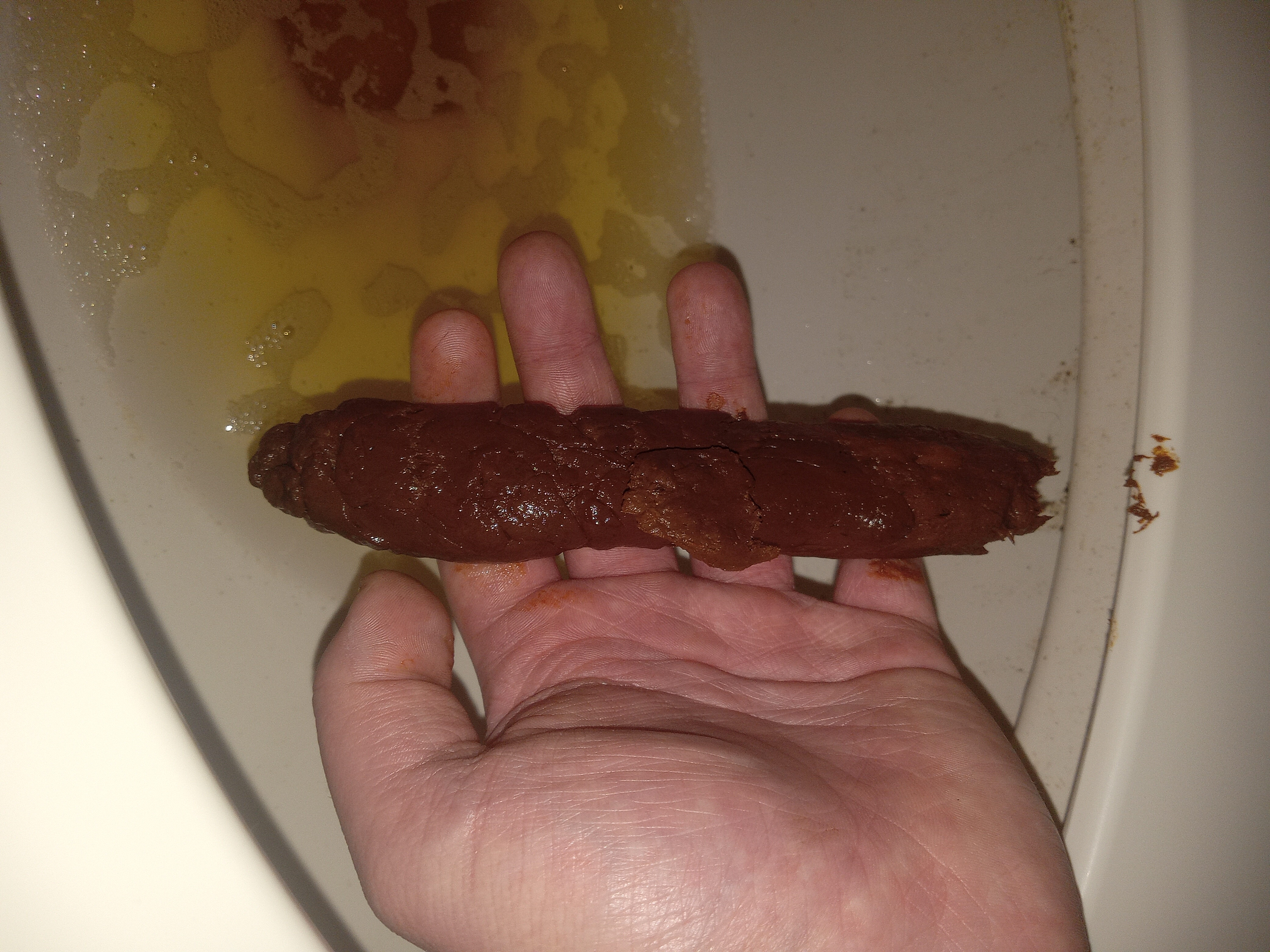 Pooping in my hand - video 2