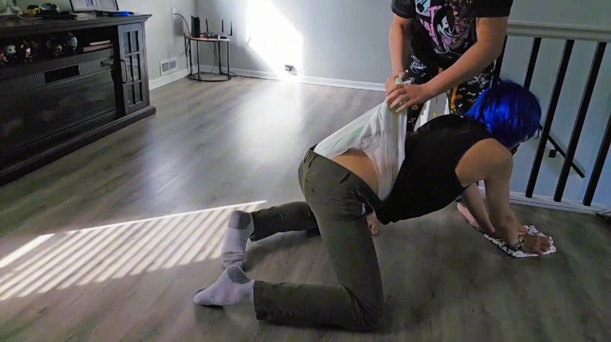 Diaper wedgie porn