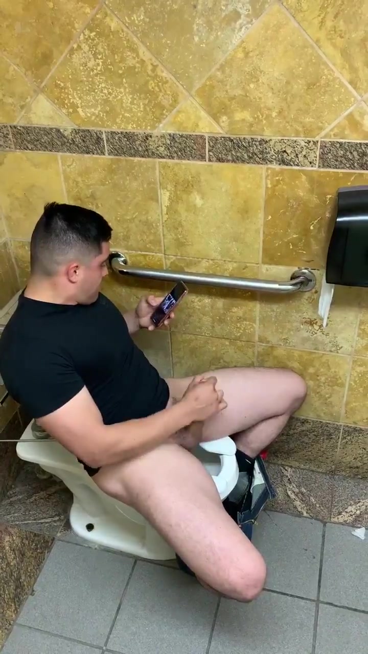man on toilet voyeur Porn Photos