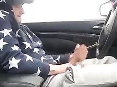 Getting a big load off in the car verbal