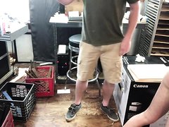 Boy getting belted