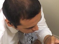 Spying on College Jock Jerking Off In the Toilets