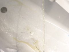 Piss in friends bath’s