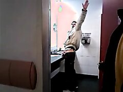 pissing in the sink - video 3