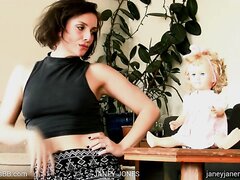 Licking Doll's Makeup Off