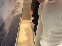 Young cocks pissing with faces