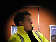 HOT BRIT GUYS PISSING AT URINAL 5