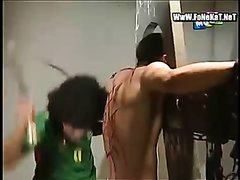 Hot and hard flogging of sexy boy - video 9