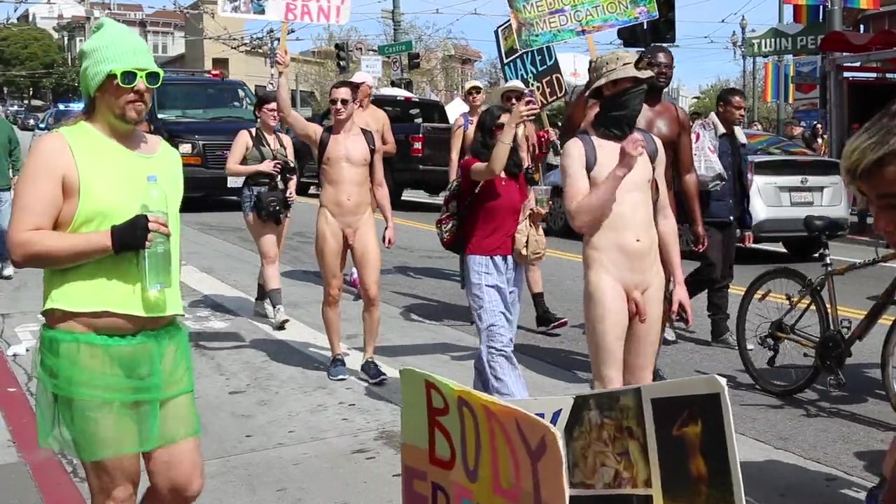 Nude parade video