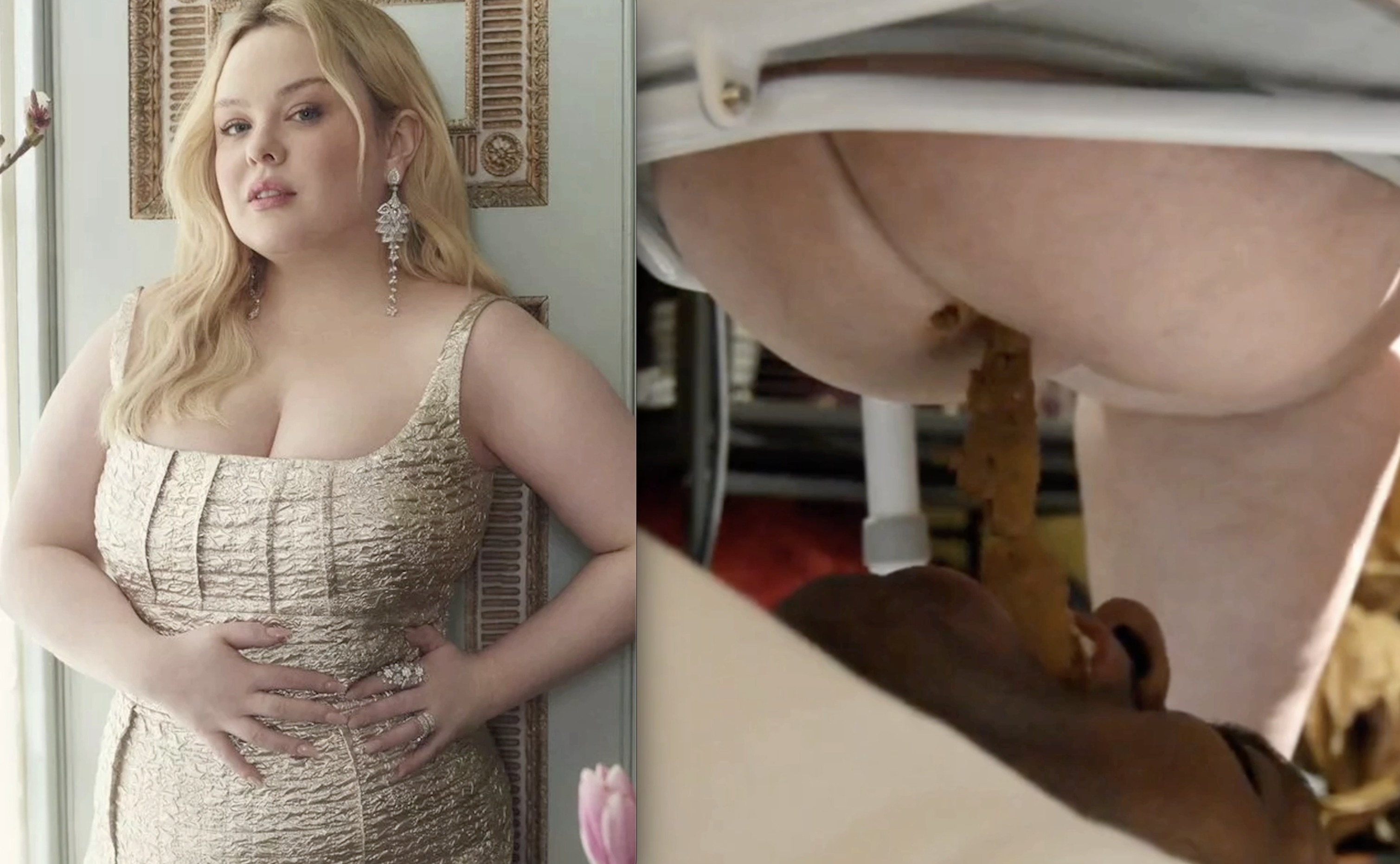 Blonde BBW Nicola Human Toilet Slave (Fantasy Edit) - ThisVid.com