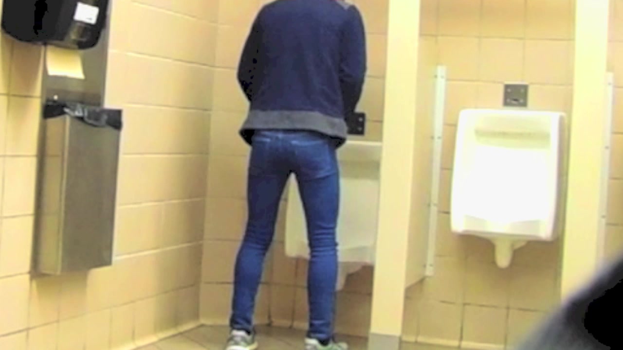 Caught Guy Pissing Pants