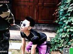Asian doggy...piss/slap