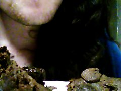 lovley boy eating shit