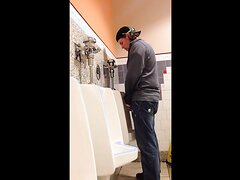 HOT MEN PISSING AT THE URINAL 5