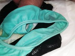 piss and cum on panties