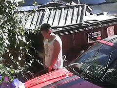 Delta Chi caught pissing outside of fraternity 5