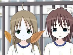 Anime girl shits herself