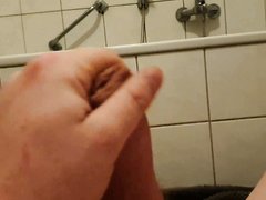 rubbing my hard cock until cum