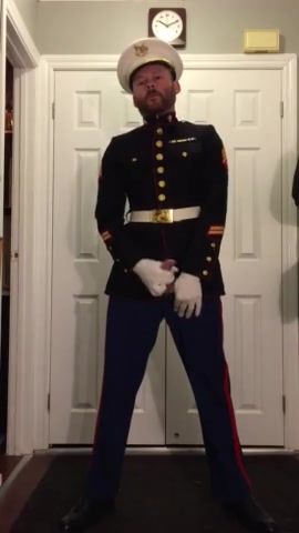 Marine In Uniform Gay Porn - Pig busting a nut in marine dress blues - ThisVid.com