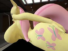 Fluttershy Bed inflation MLP