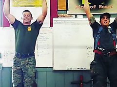uniformed workout #123