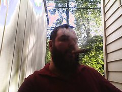Cigar smoking bear - video 2