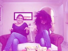 2 cute girls vomiting - video 7