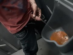 Outdoor Piss in Porta-Potty