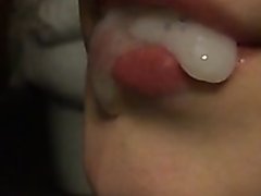 dripping cum in slow motion