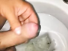 Piss and Cum in Toilet