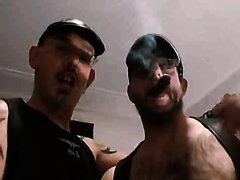 DUTCH LEATHER MASTER SLAVE DRIVER 02 - LEATHER CIGAR DADDIES LOOKIN FOR PIG