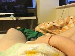 Rubbing my Diaper