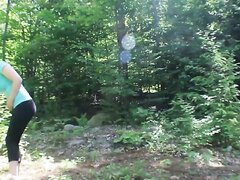 Scat/She discharges shit from the forest