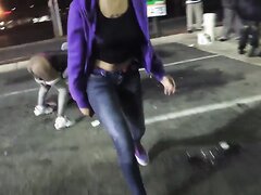 Public ebony pee