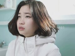 Korean cute girl diarrhea in toilet