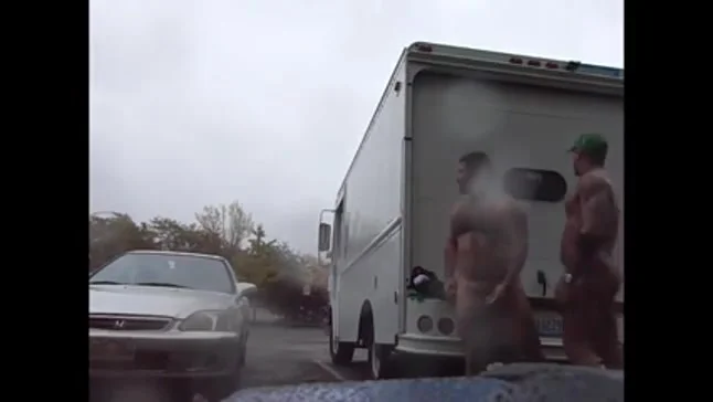 Truck Drivers Jacking Off