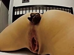 Perfect View of Hot Girl Shitting Slowly