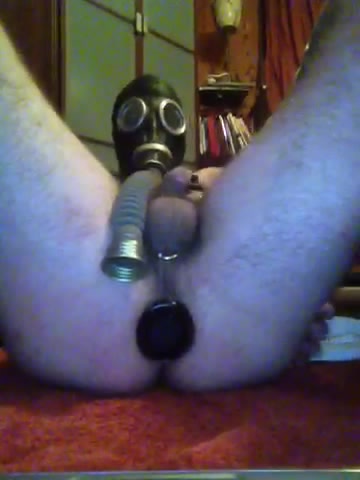 Gas Mask Gay Porn - Sniffing my shit cunt through a gas mask - gay scat porn at ThisVid tube