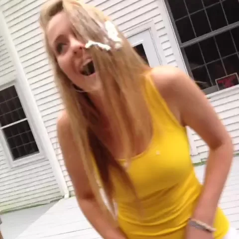 Blonde Girl Peeing
